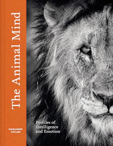 Book cover featuring a close-up, black and white portrait of a lion’s face.