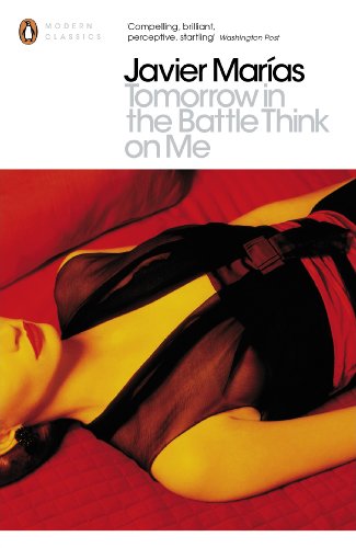 Book cover featuring text and a woman in a black dress on red fabric.