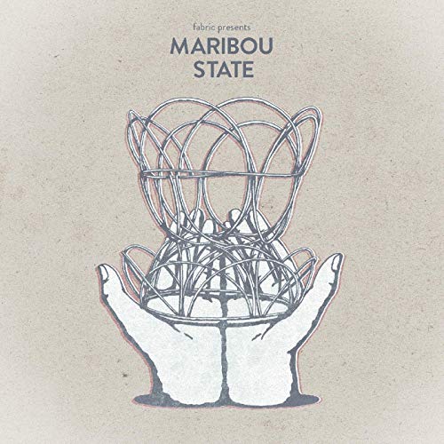 CD cover for Maribou State's Fabric Presents album, featuring wire sculpture.