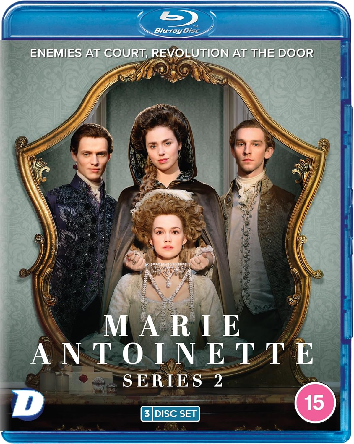 Blu-ray cover for “Marie Antoinette: Series 2” featuring historical figures.