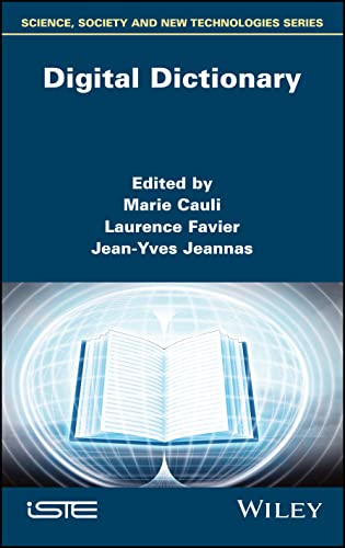 Book cover for “Digital Dictionary” with an open book image.