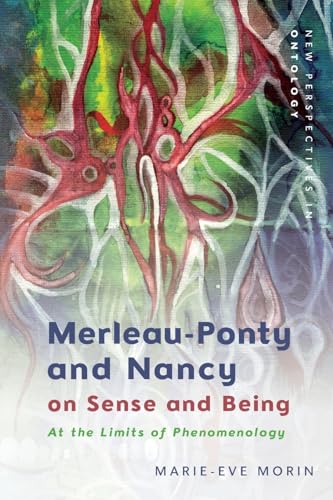Book cover with abstract, colorful artwork and title: “Merleau-Ponty and Nancy.”