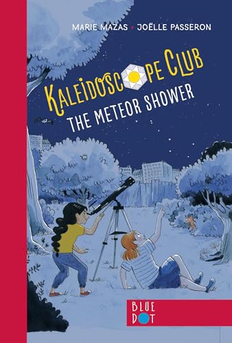 Book cover: two girls stargazing with a telescope at night.