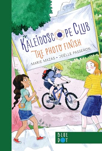 Book cover: cyclists with a “Kaleidoscope Club” banner, illustrated style.
