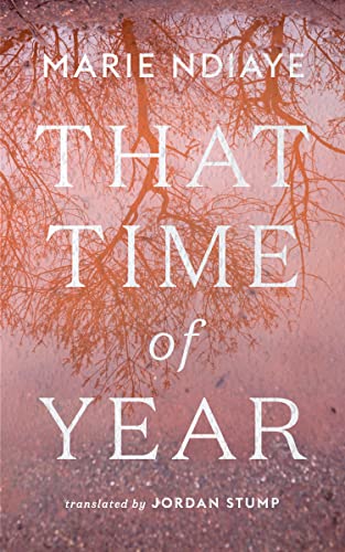 Book cover: “That Time of Year” by Marie Ndiaye, with tree branches.