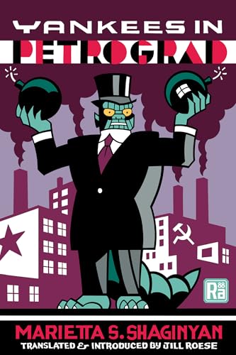 Book cover: cartoon monster in suit with bombs, industrial cityscape.