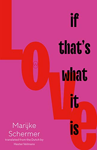 Book cover: “Love” in red and black text on a pink background.