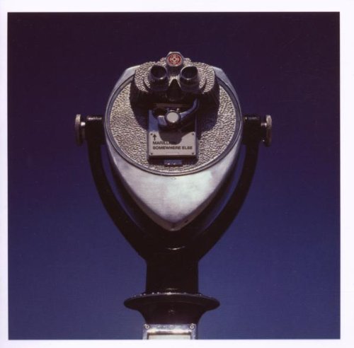Marillion album cover: a silver tourist telescope against a blue sky.