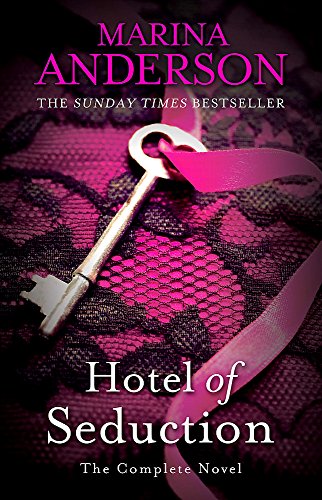 Book cover: “Hotel of Seduction” with a key and lace detail.