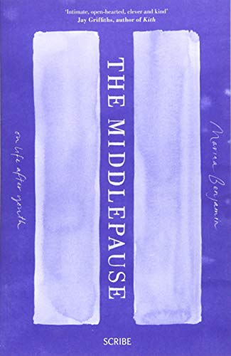 Book cover: purple background with white brushstrokes and black title text.