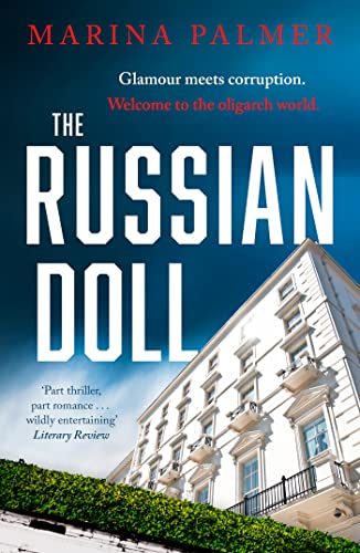 Book cover for "The Russian Doll" featuring a grand building facade.