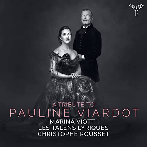 Black and white portrait of two people in 19th-century attire, CD cover.