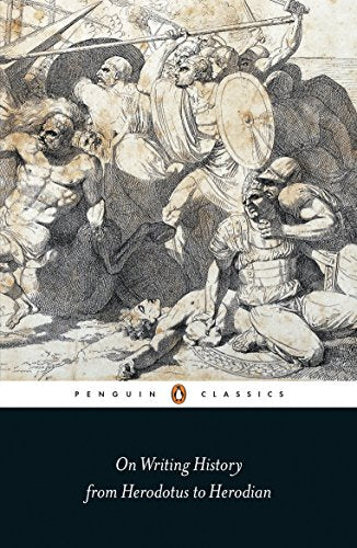 Book cover with a chaotic, antique battle scene and Penguin Classics logo.