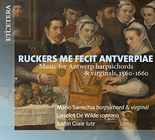 CD cover depicting 17th-century musicians with harpsichord and lute.