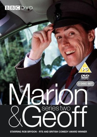 DVD cover for “Marion & Geoff - Series 2” featuring Rob Brydon in a cap.