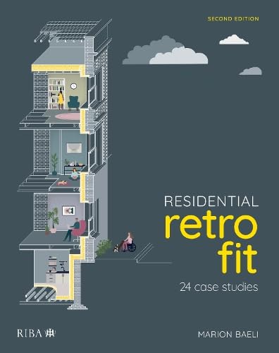 Book cover: cutaway illustration of a house, titled “Residential Retrofit.”