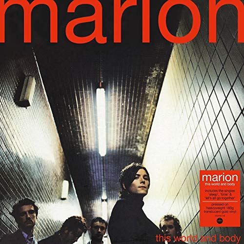 Album cover for Marion’s “This World And Body” featuring a man in profile.