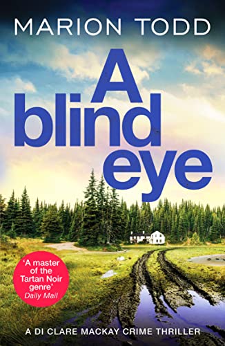 Book cover featuring a muddy track leading to a house near a pine forest.