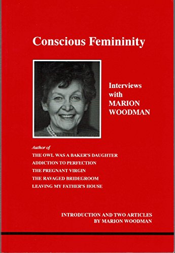 Red book cover with a portrait of Marion Woodman and white text.
