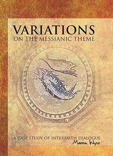 Book cover: “Variations on the Messianic Theme” with mosaic fish symbol.