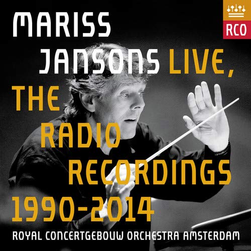 Mariss Jansons conducting, DVD cover with text “1990-2014” and orchestra name.