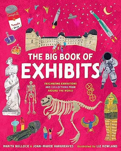 Book cover with colorful illustrations of museum exhibits and artifacts.