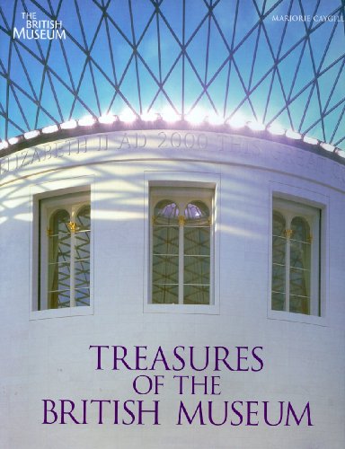 Book cover featuring the British Museum’s Great Court’s glass roof and arched windows.