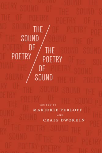 Red book cover with white text: “The Sound of Poetry / the Poetry of Sound.”