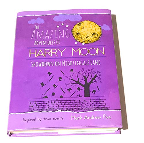 Purple book cover with a moon illustration and silhouetted figures.