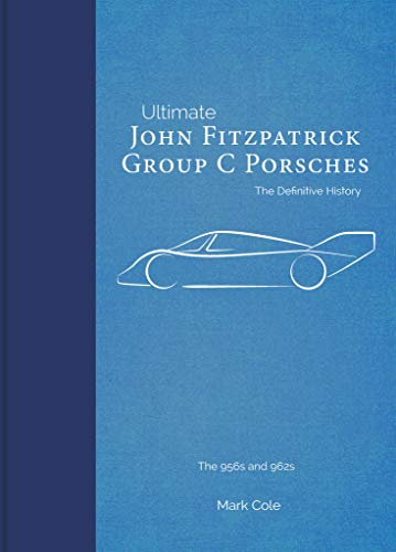 Book cover featuring a white outline of a classic Porsche race car.
