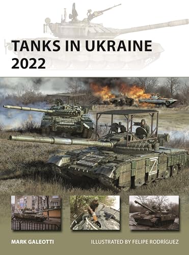 Book cover depicting tanks and military scenes from the 2022 Ukraine conflict.