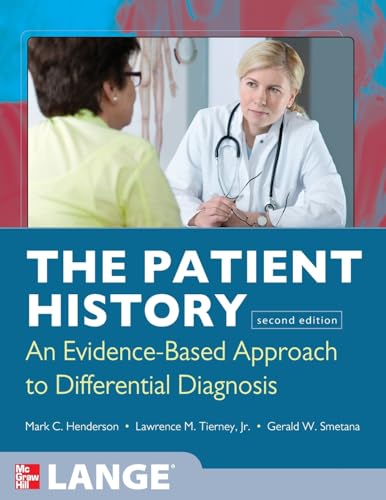 Book cover: doctor with patient, title "The Patient History," second edition.