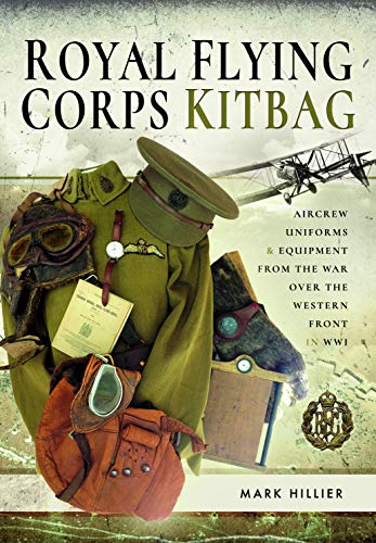Book cover depicting WWI Royal Flying Corps uniforms and equipment.