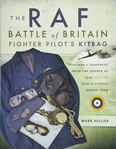 Book cover depicting WWII RAF pilot’s uniform, helmet, and equipment.