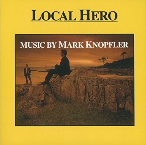 CD cover for Mark Knopfler’s “Local Hero” featuring a coastal landscape.