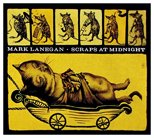 CD cover: yellow background, cat in a cart, rats playing instruments.