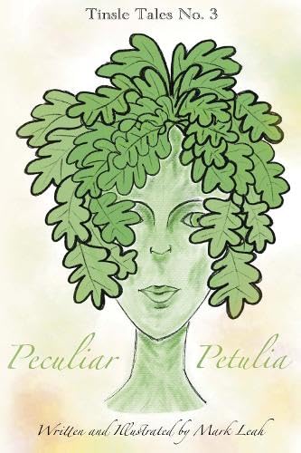 Illustration of a woman with oak leaves for hair, book cover.