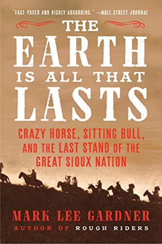 Book cover with title and a silhouette of riders on horseback against a sky.