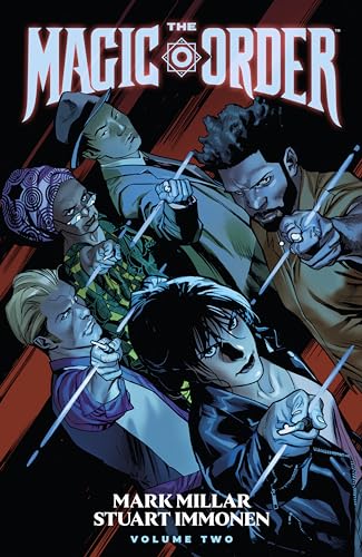 Comic book cover for "The Magic Order Volume 2" featuring diverse characters.
