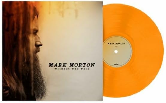 Mark Morton album cover and orange vinyl record shown together.