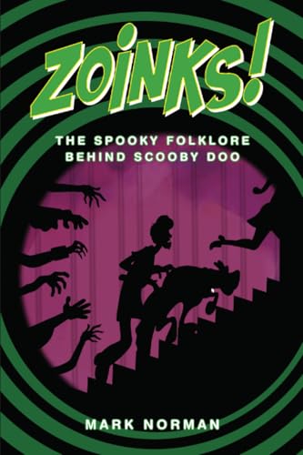 Book cover featuring silhouettes of Shaggy and Scooby-Doo running from spooky hands.