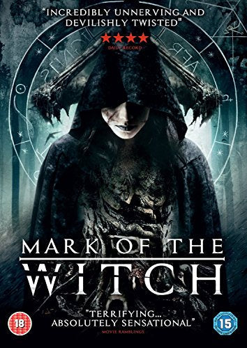 DVD cover for "Mark Of The Witch" featuring a hooded figure.