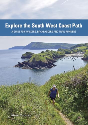 Book cover with coastal landscape and a woman trail running.