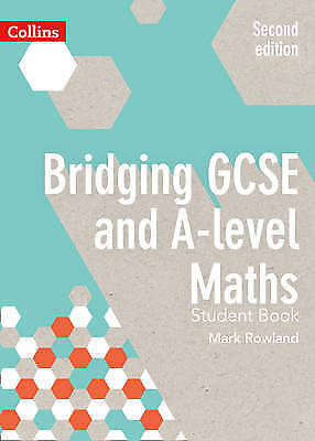 Book cover: "Bridging GCSE and A-level Maths" with geometric shapes.