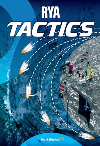 Book cover for RYA Tactics featuring sailboats on water with tactical path diagrams.