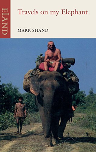 Book cover featuring a man riding an elephant on a dirt path.