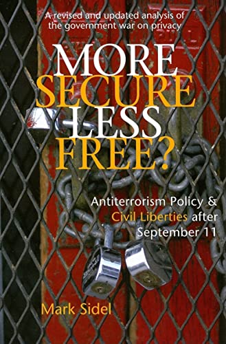 Book cover with chain and locks, titled “More Secure, Less Free?”