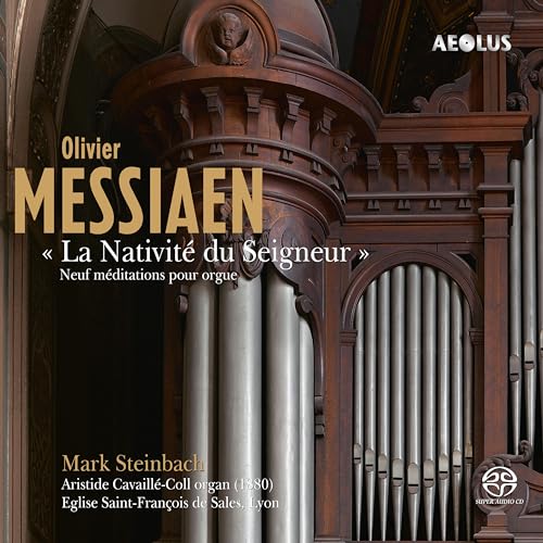 CD cover featuring a detailed, ornate wooden church organ.