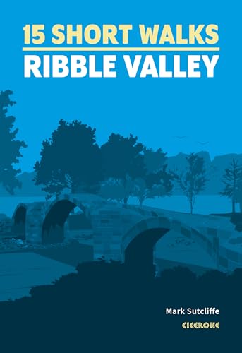 Book cover: "15 Short Walks in the Ribble Valley" with landscape silhouette.