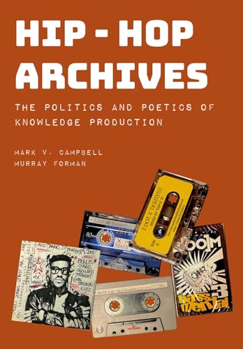 Book cover with title “Hip-Hop Archives” and scattered cassette tapes.